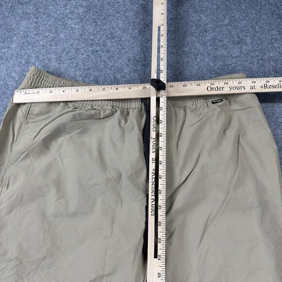 Hurley x Nike Pants Mens Large Tan Jogger Nike Dri-Fit Nylon Elastic Waist Cuffs - Picture 6 of 13